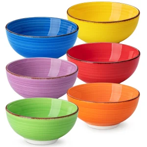 Vancasso Bonita 6-Piece Vintage Handpainted Porcelain Bowl Set - Thumbnail Image 7