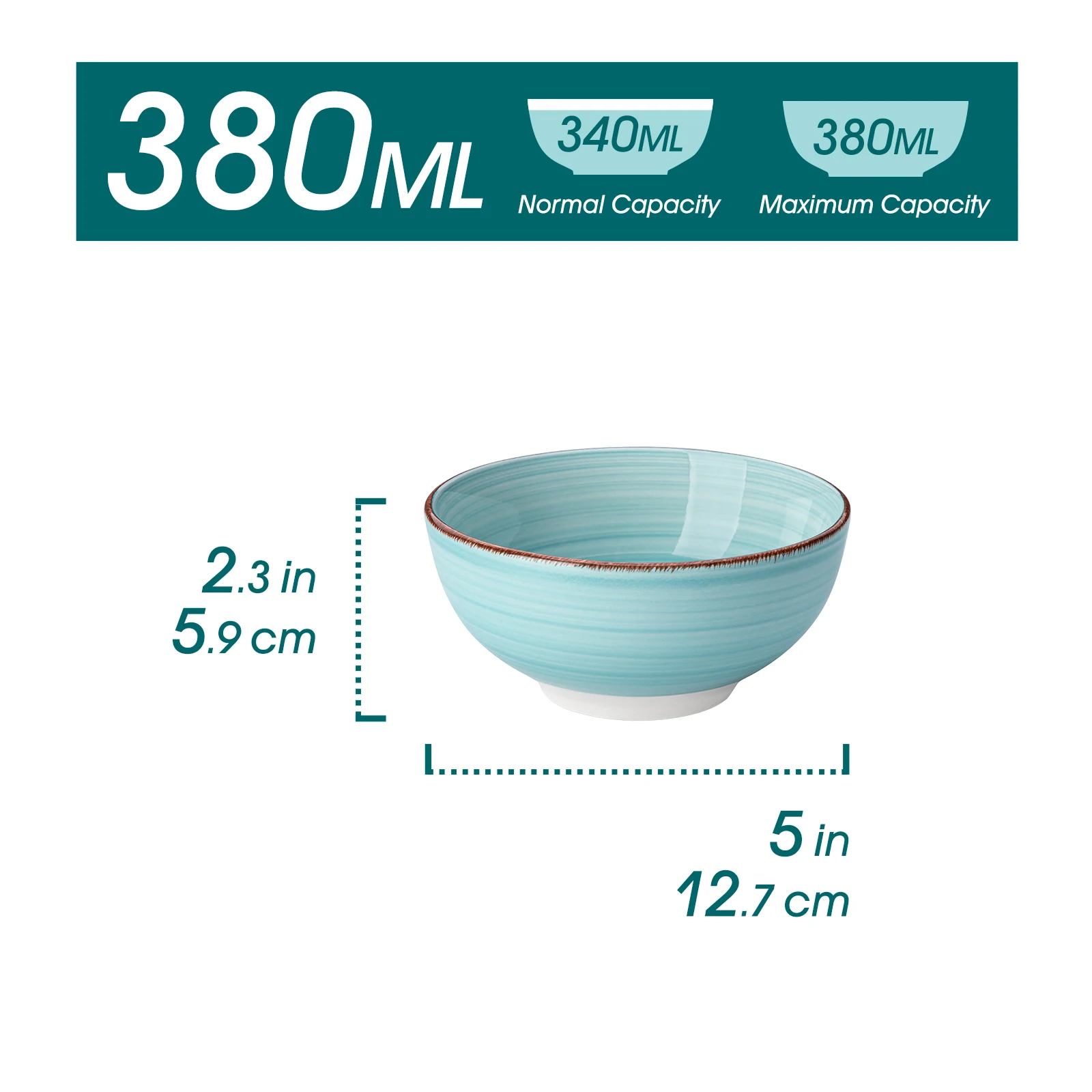 Vancasso Bonita 6-Piece Vintage Handpainted Porcelain Bowl Set - Image 2