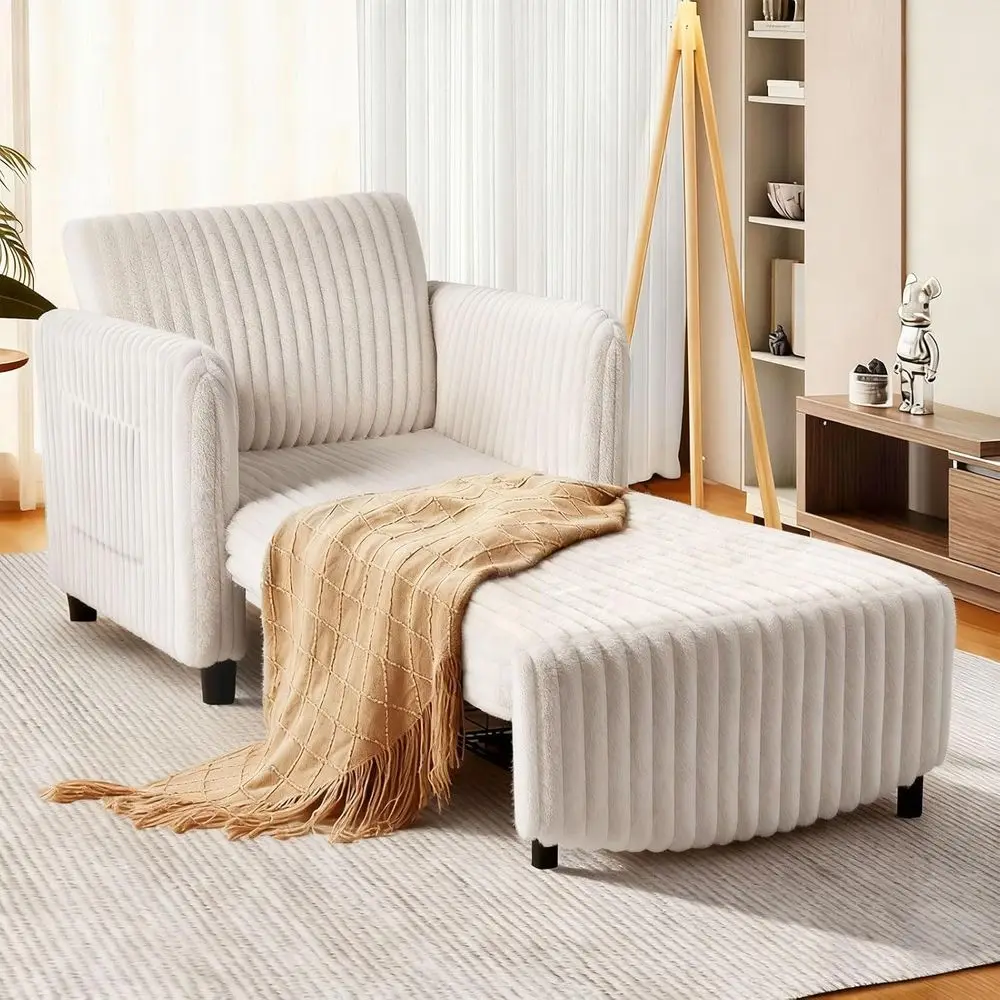 84" Convertible Sleeper Chair Bed – 4-in-1 Comfort & Style - Image 1