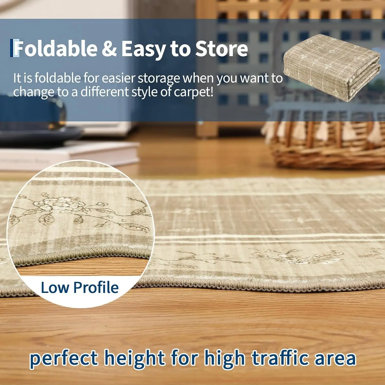Soft, Washable Non-Slip Rugs for Every Room - Image 2
