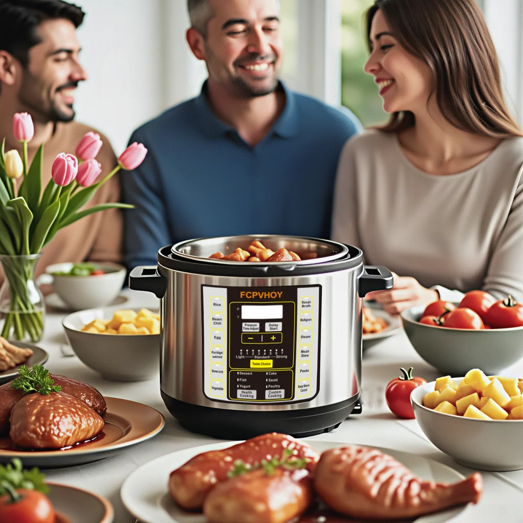 6 Qt 9-in-1 Electric Pressure Cooker with Safe Venting - Image 5