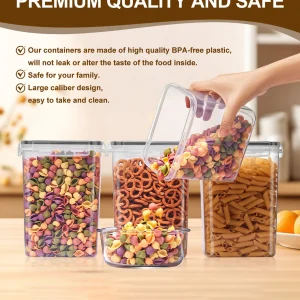 48-Piece Sealed Food Storage Containers with Labels - Thumbnail Image 6