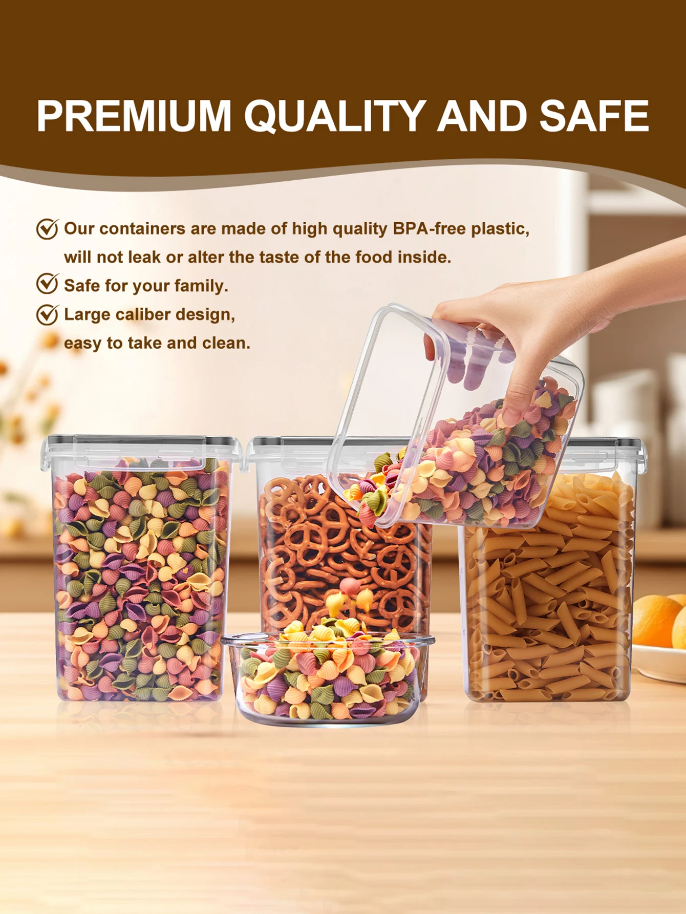 48-Piece Sealed Food Storage Containers with Labels - Image 6