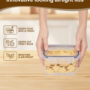 48-Piece Sealed Food Storage Containers with Labels - Thumbnail Image 5