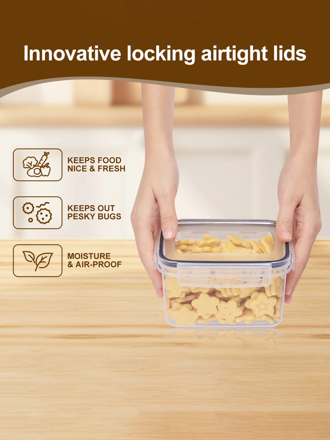 48-Piece Sealed Food Storage Containers with Labels - Image 5