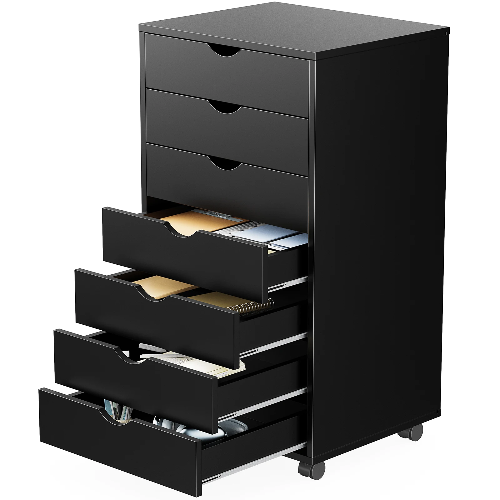 JHK 7-Drawer Rolling Storage Cabinet for Home & Office - Image 6