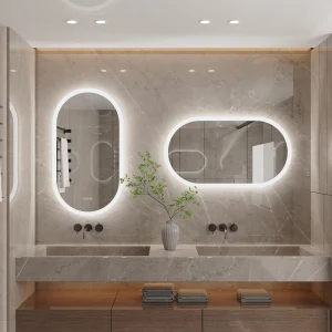 LUVODI LED Backlit Vanity Mirror with Dimming & Anti-Fog - Thumbnail Image 6