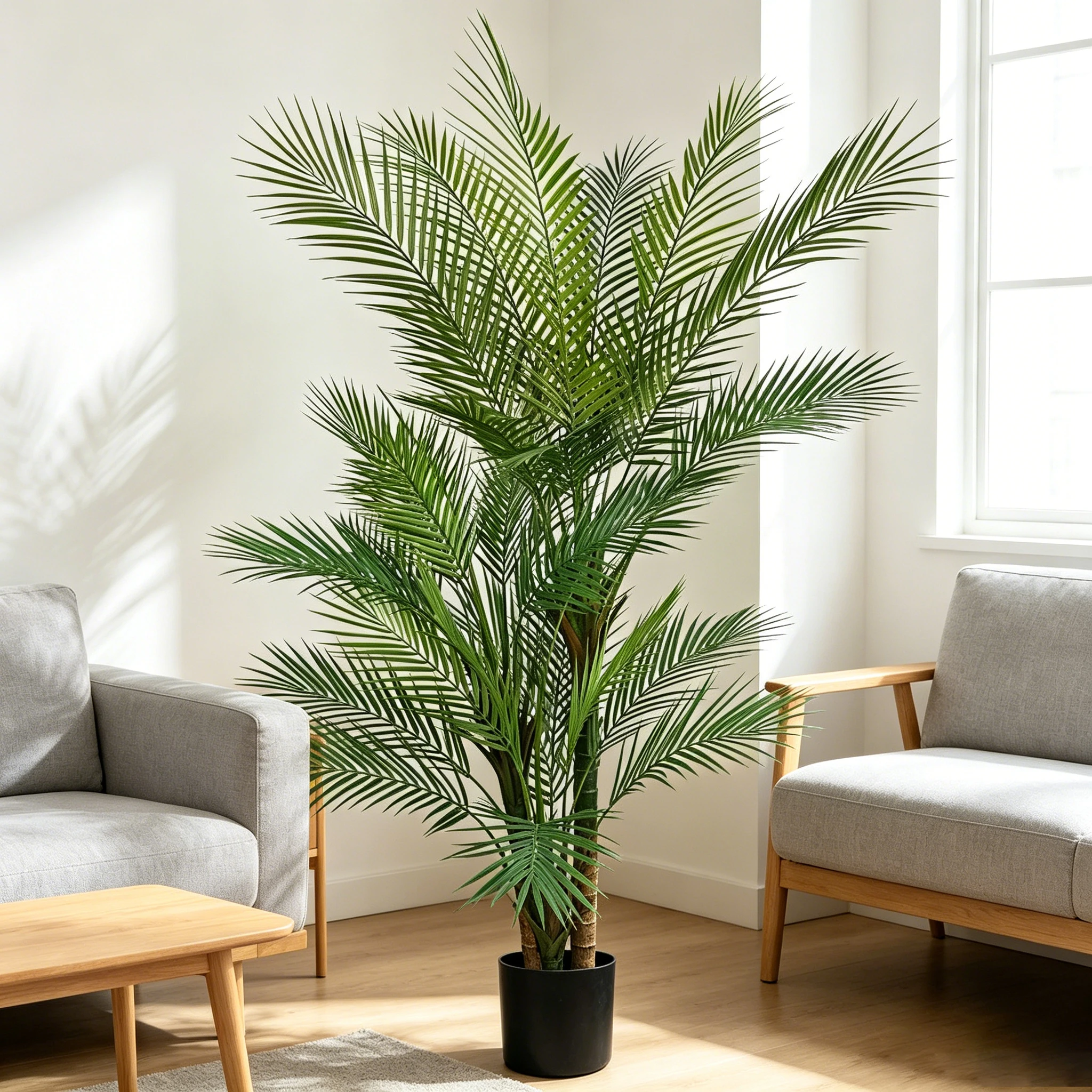 5/6FT UV-Resistant Tropical Plant with Decorative Pot - Image 1